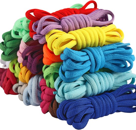2 paar pluche veters, pluizige schoenveters, 120 cm, ronde
