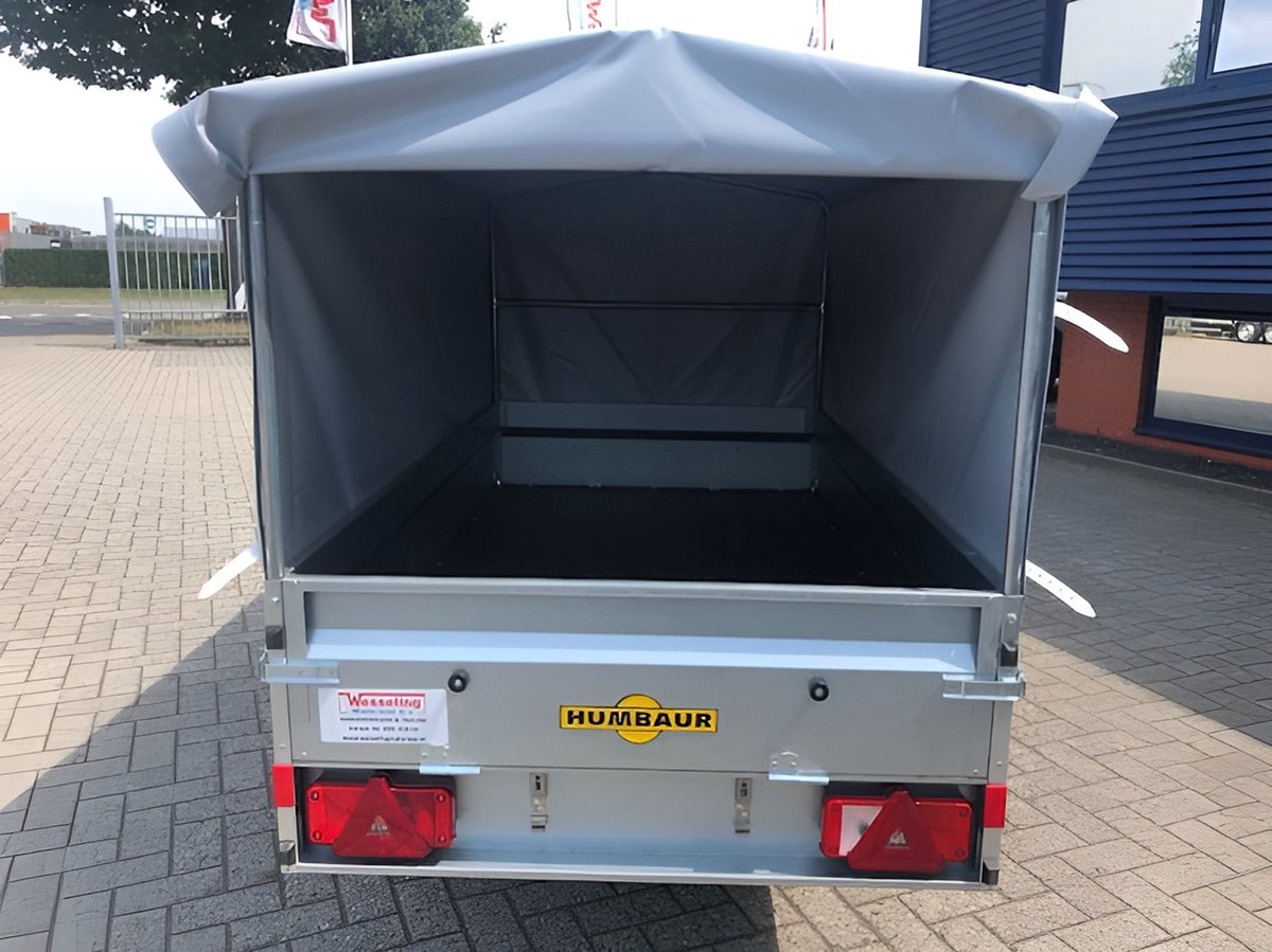 Humbauer aanhangwagen - aanhanger met verlichting - 750 kg - huif - afdekzeil – foto 7