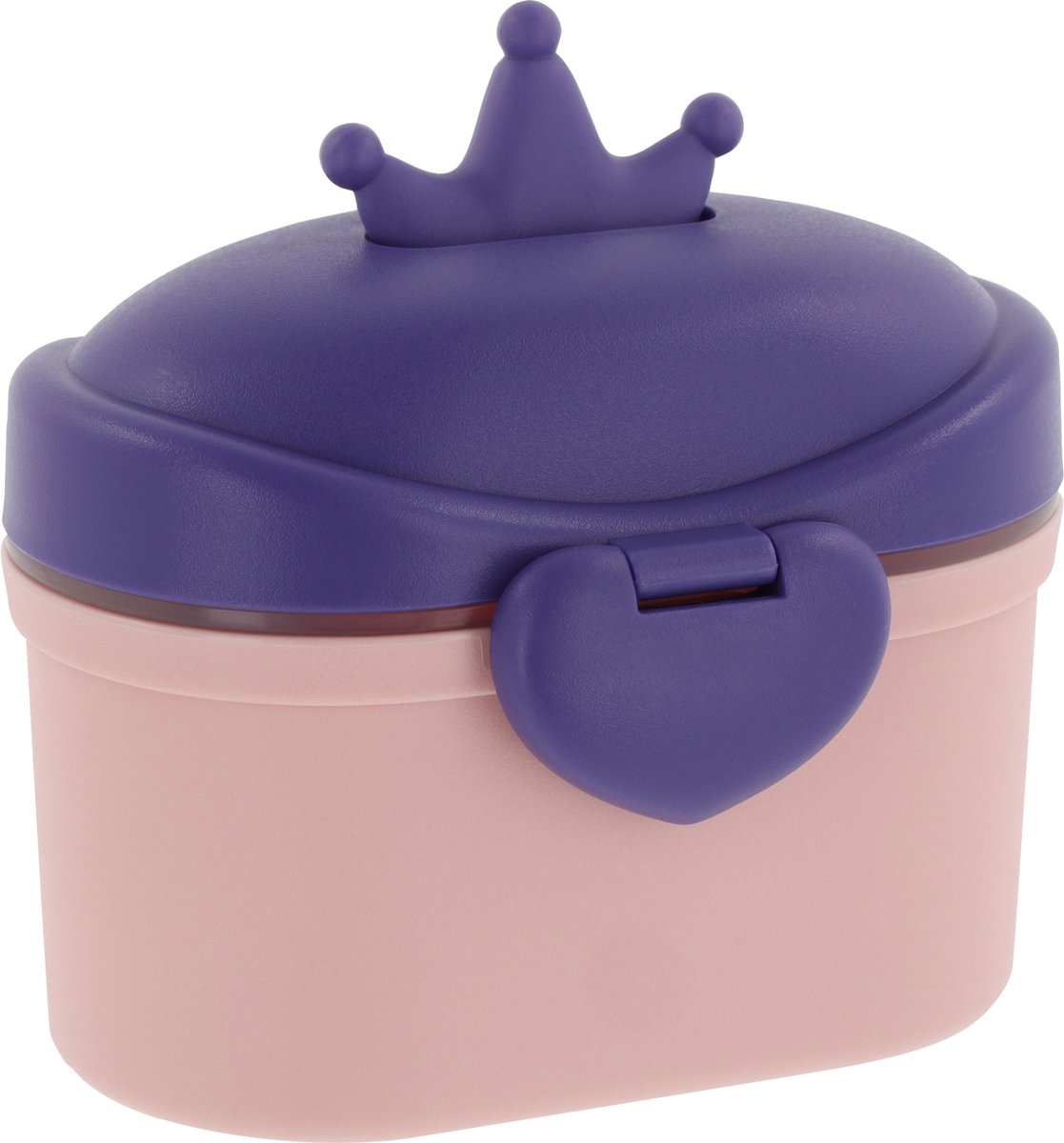 Goedkoopste Youha - poedermelk bewaardoos - inclusief poederschepje - handig bewaren van poedermelk - baby voeding - makkelijk mee te nemen - 220 gram opbergcapaciteit - 1400ML poedermelk - kleur roze/paars
