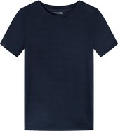SCHIESSER Mix+Relax T-shirt - dames shirt korte mouwen modal blauw - Maat: 34