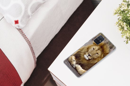 Coque Samsung Galaxy A51 - Lion - Afrique - Animal - Siliconen