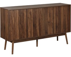 sweeek - Dressoir van donker hout, linear, b 150 x d 395 x h 90cm