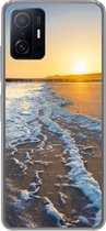 Geschikt voor Xiaomi 11 Lite 5G NE hoesje - Het strand bij Domburg - Siliconen Telefoonhoesje