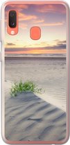 Geschikt voor Samsung Galaxy A20e hoesje - Zonsondergang in een landschap in Nederland - Siliconen Telefoonhoesje