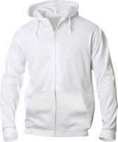 Clique - Sweatshirt met capuchon - Unisex - Maat XXL - Wit