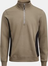 Jobman 5401 Halfzip Sweatshirt 65540120 - Khaki/Zwart - XL