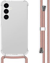 iMoshion Hoesje Geschikt voor Samsung Galaxy S24 Plus Hoesje Met Koord - iMoshion Backcover met koord - rosé goud