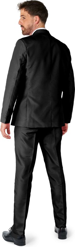 Suitmeister Black - Heren Pak - Casual Effen Gekleurd - Zwart - Maat S