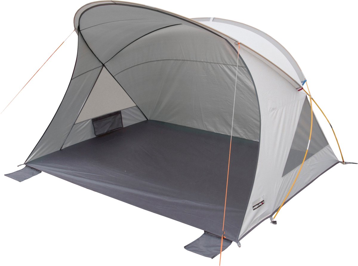 High Peak Cadiz 80 - Beach Shelter - Aluminium/Donkergrijs