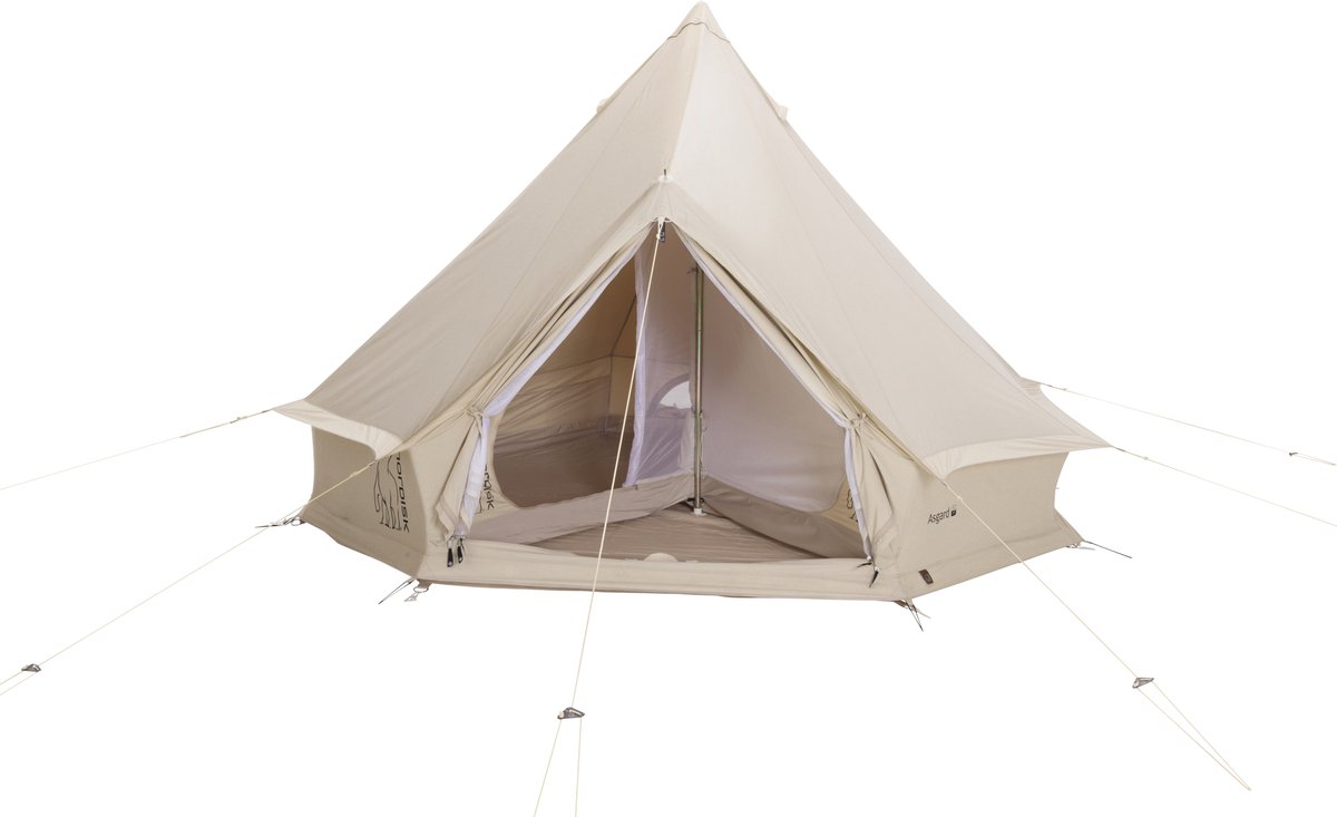 Nordisk Asgard 7.1 M² Tent Technical Cotton - Beige - 3 Persoons