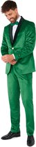 OppoSuits Velvet Verdant - Smoking pour homme avec nœud papillon - Chique - Vert - Taille : UE 48