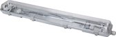 LED Waterdichte TL Armatuur - Velvalux Strela - 60cm - Dubbel - Koppelbaar - Waterdicht IP65