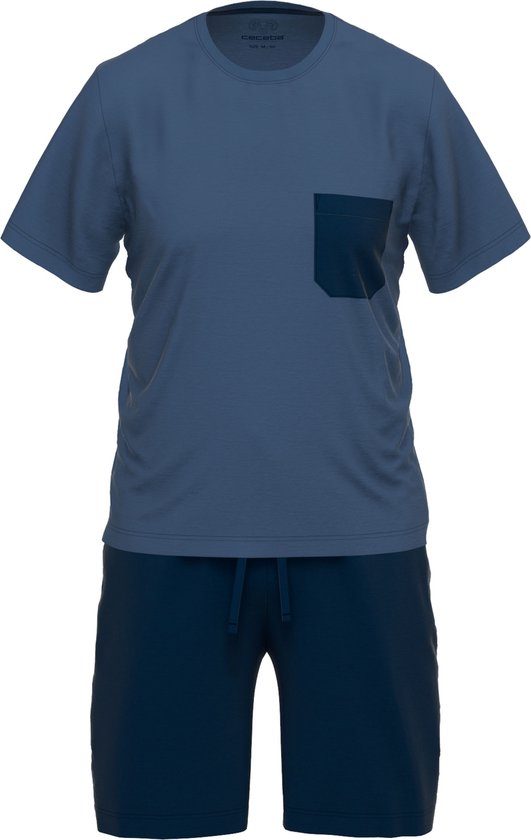 Ceceba Pyjama korte broek - Blauw - 31219-6096-620 - 6XL - Mannen