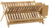Egouttoir de Luxe bois de bambou 45 x 35 cm - égouttoir / égouttoir - égouttoir à vaisselle