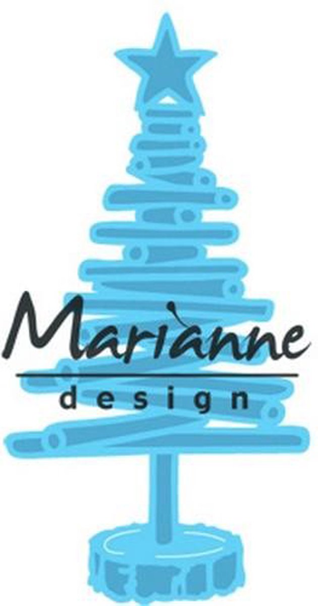 Marianne Design Creatables - LR0492 Tiny's Kerstboom van hout