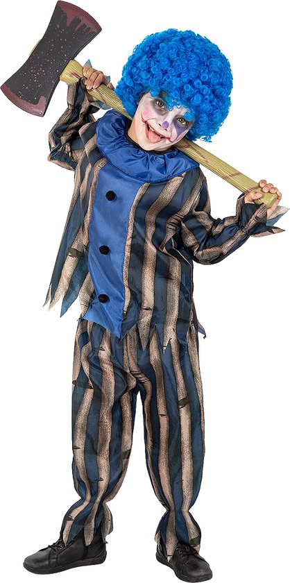 FUNIDELIA Enge Clown Kostuum voor Jongens - Maat: 107 - 113 cm