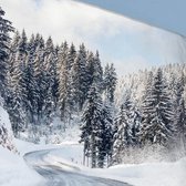 Good Morning Dekbedovertrek "sneeuwlandschap" - Multi - (240x200/220 cm) - Katoen Flanel