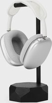 Oakywood Headphones Stand - Zwart Massief Eiken - Echt Hout Koptelefoon Standaard Houder - Stijlvol Clean Desk Design