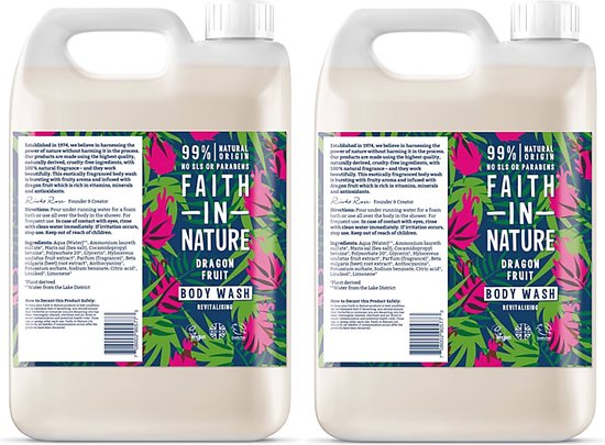 Faith in Nature Douchegel Dragon Fruit 2x 5L