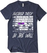 Pink Floyd Another Brick In The Wall T-Shirt Navy-L