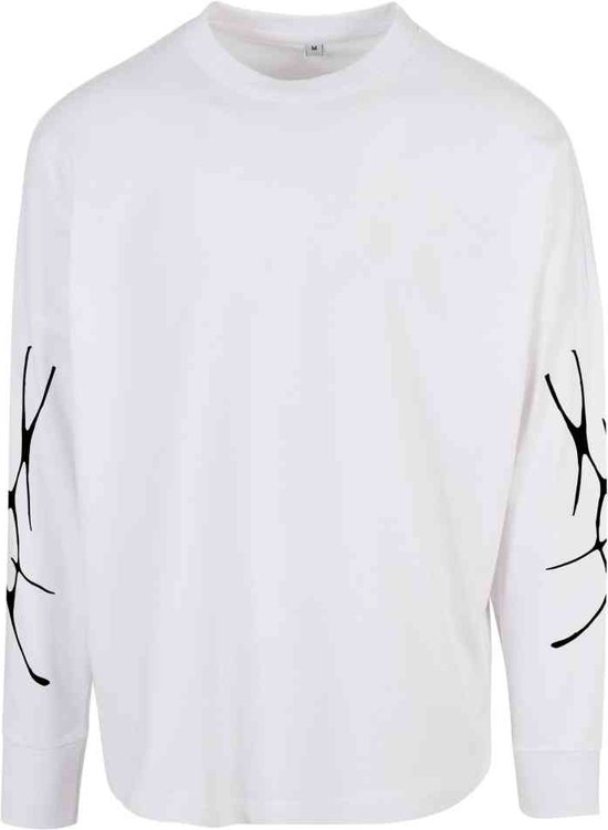 Mister Tee - Collection cut on Longsleeve shirt - 4XL - Wit