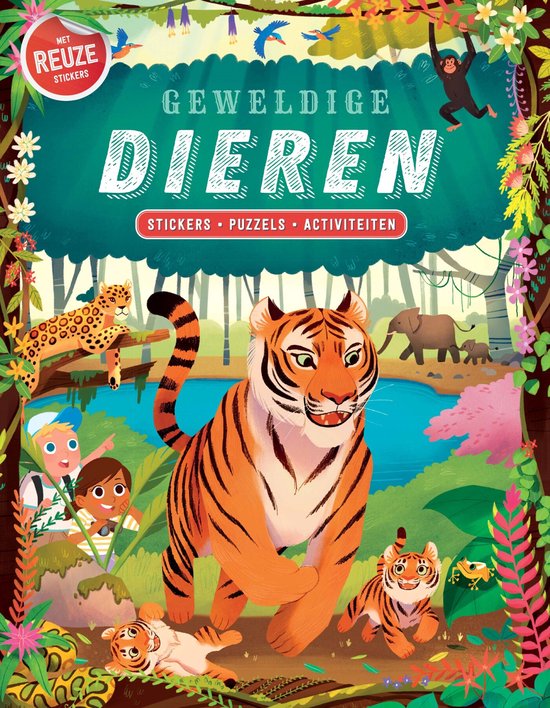 Foto: Geweldige dieren stickerboek