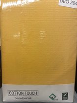 Cotton Touch - Dekbedovertrek - 240x220 cm - geel