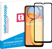 Telefoonglaasje Screenprotectors Geschikt voor Xiaomi Redmi 13C - Volledig Dekkend - Gehard Glas Screenprotector Geschikt voor Xiaomi Redmi 13C - Beschermglas van rand tot rand
