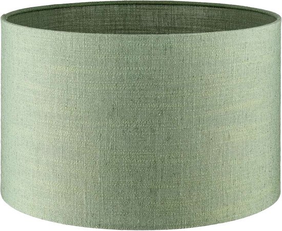 Abat-jour Cylindre - 20x20x15cm - Lin Oslo menthe