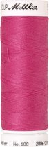 Mettler/Amann universeel naaigaren, 200m. polyester, 1423 fel roze/fuchsia