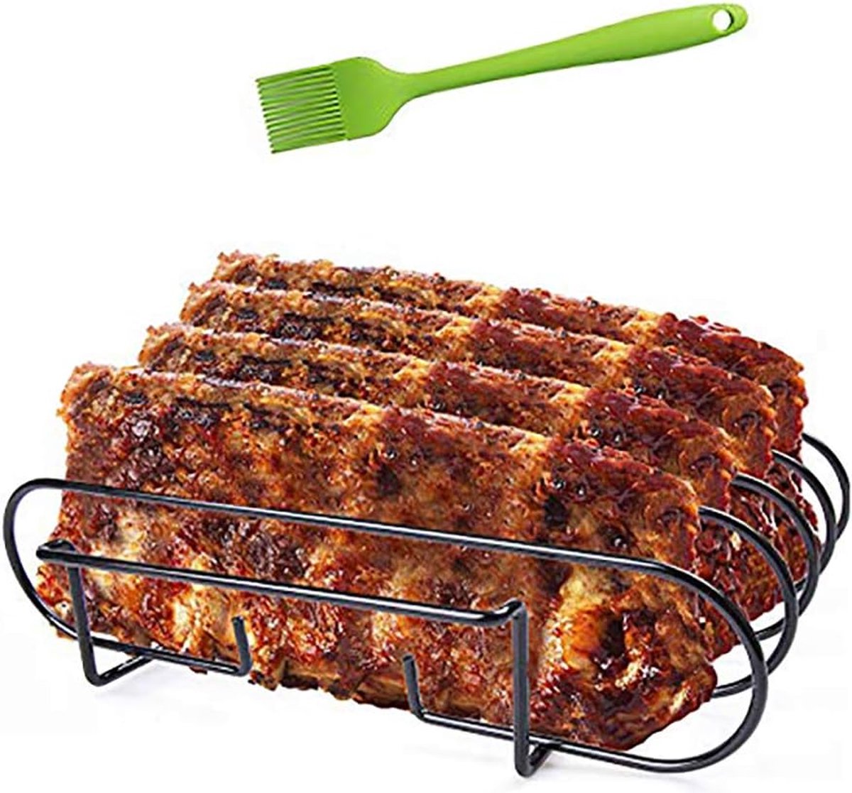 Rippen braden en ribben BBQ-grill voor gegrilde lamskoteletten gegrilde steak gegrilde ribben geschikt voor gasbarbecues en houtskoolbarbecues