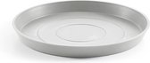 Ecopots Saucer Round - White Grey - Ø50,5 x H3,5 cm - Ronde witgrijze onderschotel