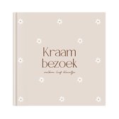 Kraambezoekboek 'Welkom lief kleintje' - madelief - hardcover mat