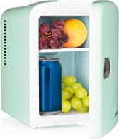 Réfrigérateur de Beauty pour soins de la peau – Mini réfrigérateur – Minibar – Refroidissement et chauffage – Soins à domicile et alimentation – Design rétro – Menthe
