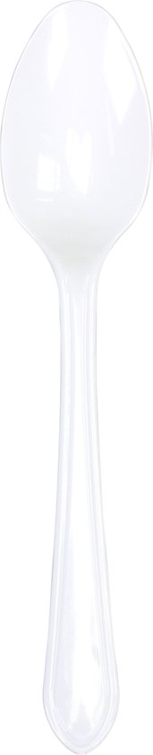 Depa® Lepel, reusable, PS, 170mm, wit (50 stuks)