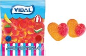 Vidal gesuikerde perzikharten duo 1kg - gummy - zachte gommen gesuikerd