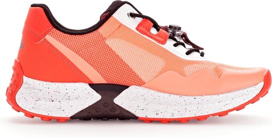 Gabor rollingsoft sensitive 26.995.28 - dames rollende wandelsneaker - oranje - maat 39 (EU) 6 (UK)