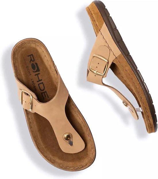 Rohde Rodigo - chausson pour femme - beige - taille 39 (EU) 5,5 (UK)