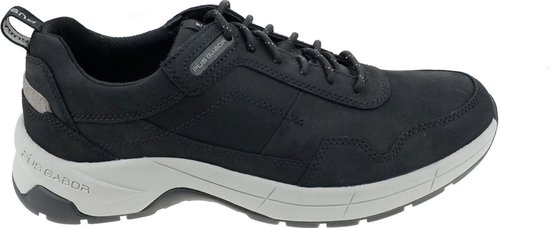 Pius Gabor rollingsoft sensitive 1014.11.01 - heren rollende wandelsneaker - zwart - maat 41 (EU) 7.5 (UK)