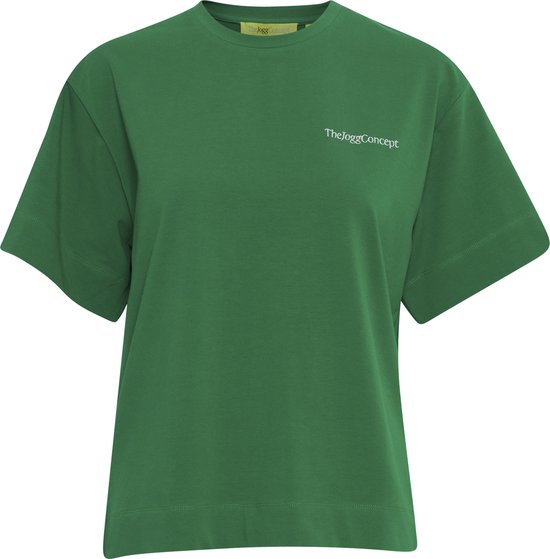 THEJOGGCONCEPT T-Shirt Donna Con Logo Jcsuna - Maniche 3/4, Girocollo, Vestibilità Larga, 100% Cotone