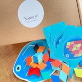 Narges® | Montessori Houten Puzzel Vis | Leren en Spelen in 1 | Logopedie Materiaal | EducatiefSpeelgoed