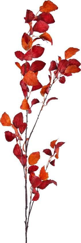 Greenmoods Kunstplanten - Kunstplant - Kunsttak - Rode Beuk - Zijde - 156 cm