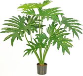 Greenmoods Kunstplanten - Kunstplant - Philodendron - Zijde - 80 cm