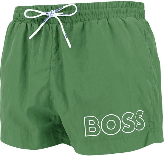 Hugo Boss BOSS zwemshort mooneye logo groen II - M