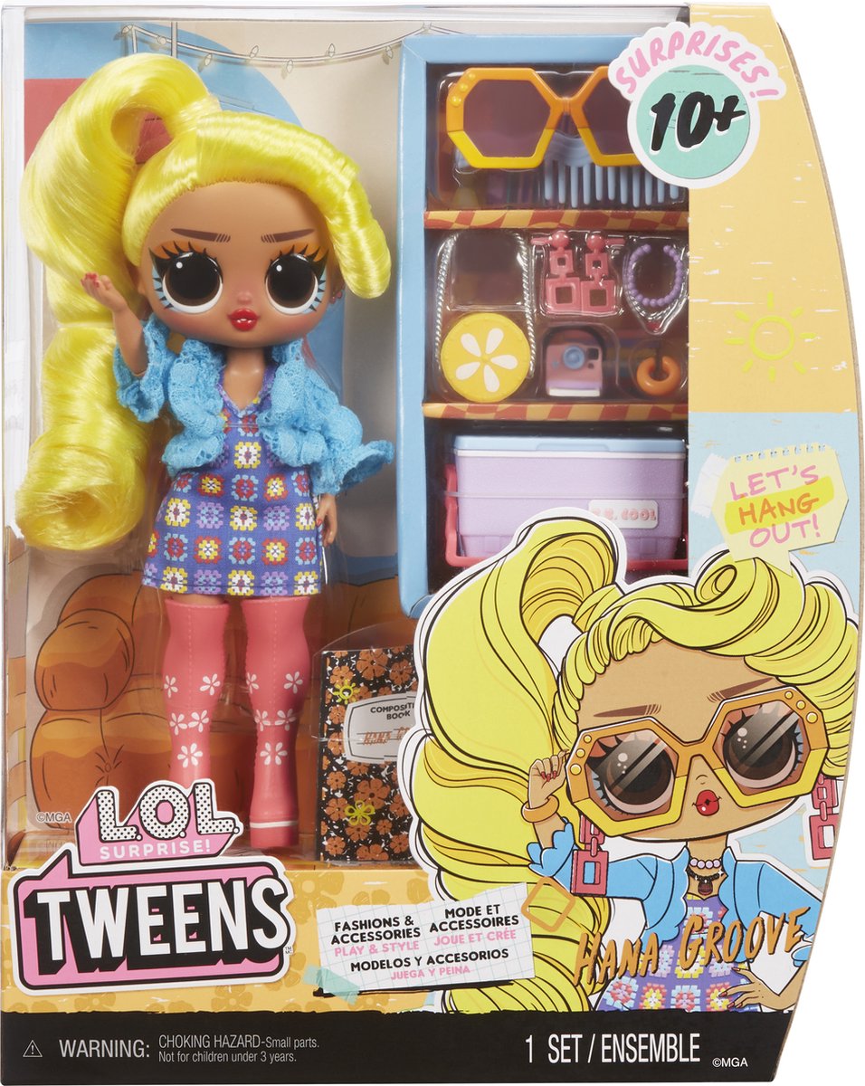 L.O.L. Surprise! Tweens modepoppen - 16,5 cm - Hana Groove — afbeelding 6