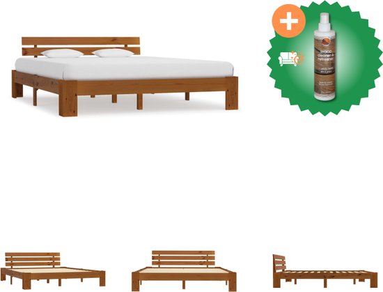 Onderschuifbed 90/180 x 190 cm met 2 lades voor kinderen - Grenen