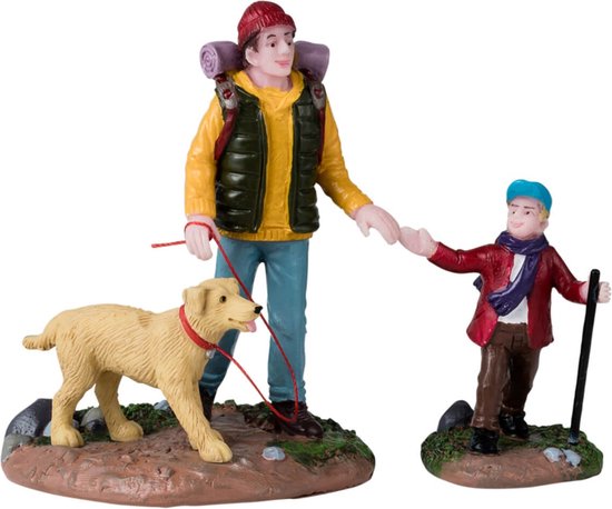 Lemax - Hiking Buddies - Set van 2