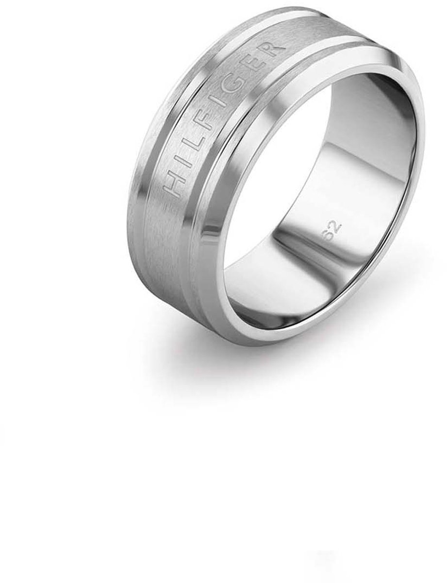 Tommy Hilfiger TJ2790504H Heren Ring - Minimalistische ring