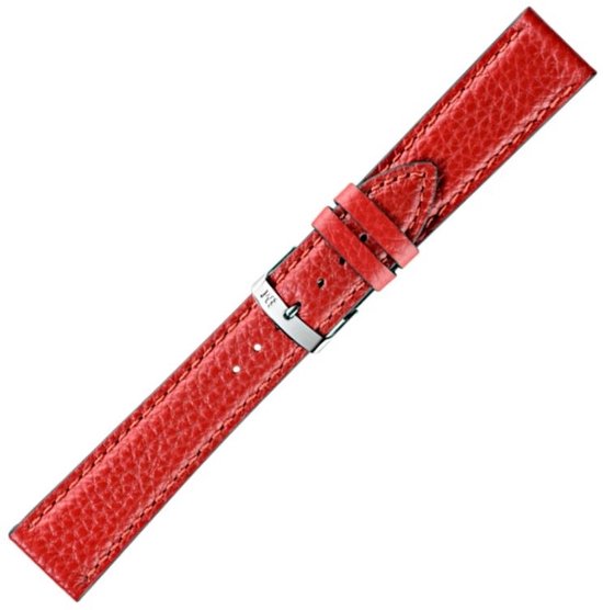 Morellato Horlogebandje - Morellato horlogeband X2524 Kajman - leer - Rood - bandbreedte 16.00 mm