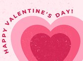 Valentijnsdag Spandoek - Valentine's Day Banner - Valentijnsdag Cadeau Bannier - 150x100 cm